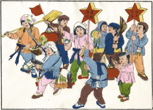 红色年画里的“中国娃”