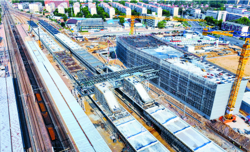 石家庄北站建设稳步推进